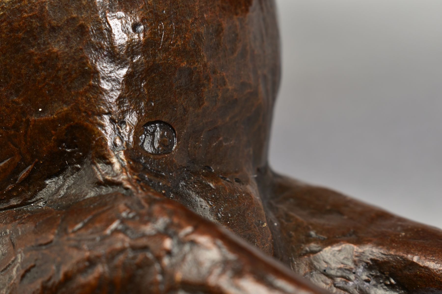 MICHAEL SIMPSON (BRITISH CONTEMPORARY) 'HIGH HOPES' a limited edition bronze sculpture of a - Image 5 of 5