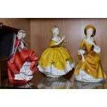 THREE ROYAL DOULTON LADY FIGURES, comprising 'The Last Waltz' HN2315, 'Sandra' HN2275 and 'Top O'The