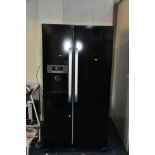 A HOTPOINT SXBD925FWD AMERICAN STYLE FRIDGE FREEZER with ice and water dispenser (PAT pass and