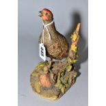 A BORDER FINE ARTS PARTRIDGE STYLE TWO, model 033 by Ray Ayres, bears gold coloured sticker to