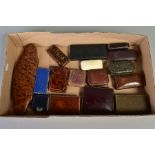 A SELECTION OF VARIOUS EMPTY JEWELLERY BOXES, to include sixteen boxes of jewellery such as