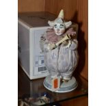 A BOXED LLADRO CLOWN, 'The Show Begins' No.6938 designed by Regino Torrijos, height 19.5cm