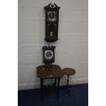 AN EARLY TO MID 20TH CENTURY CARVED OAK OCCASIONAL TABLE on a cross stretchered base, 52cm square