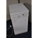 A BOSCH SLIMLINE DISHWASHER, width 45cm