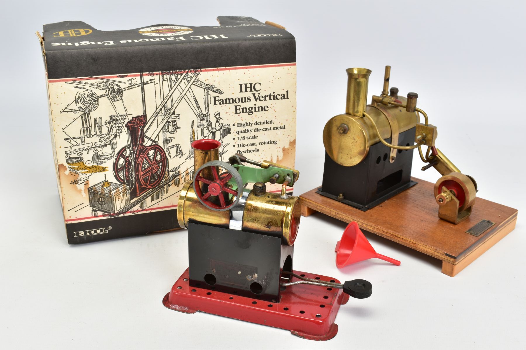 AN UNBOXED MERSEY MODEL CO LTD MODEL L LIVE STEAM ENGINE, not tested, horizontal brass boiler - Image 7 of 7