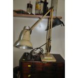 A GEORGE CARWARDINE FOR ANGLEPOISE LAMP, in cream