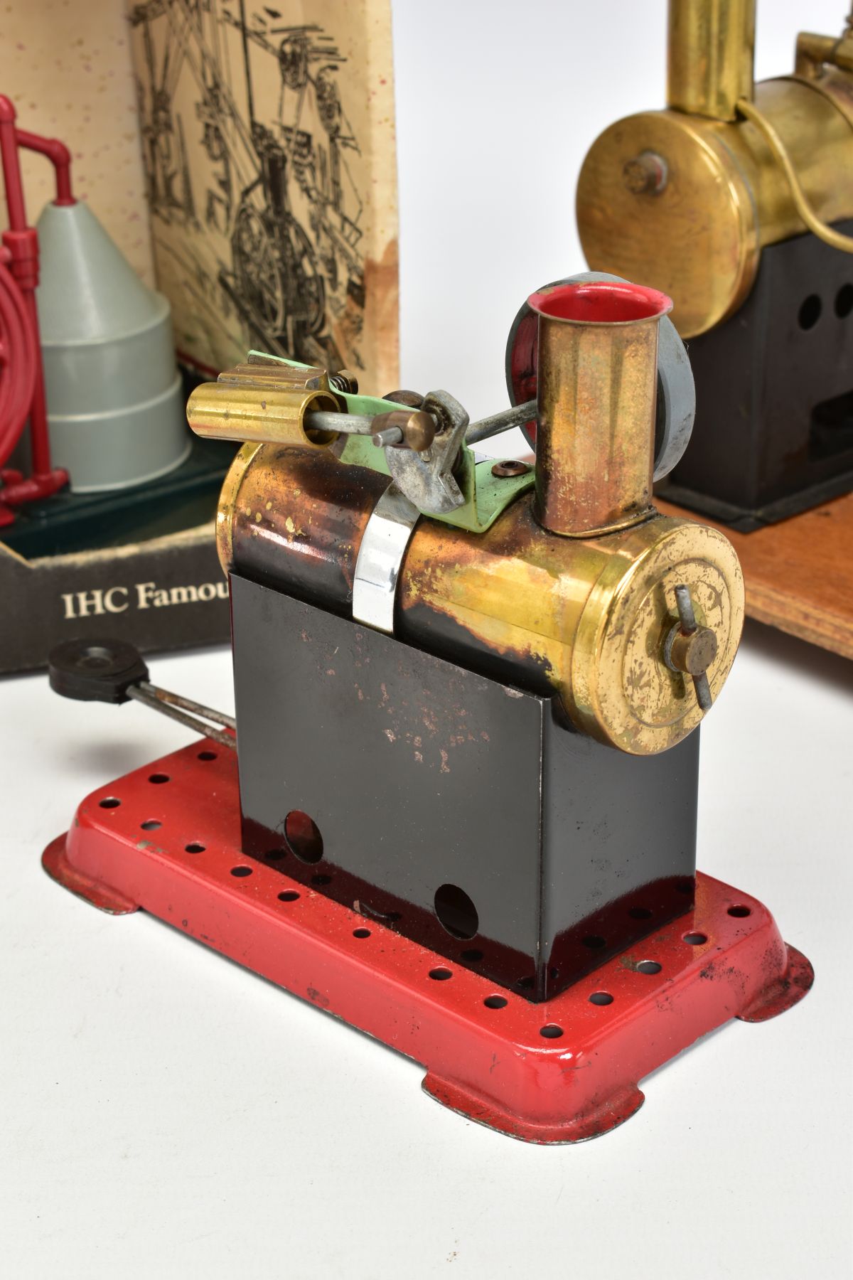 AN UNBOXED MERSEY MODEL CO LTD MODEL L LIVE STEAM ENGINE, not tested, horizontal brass boiler - Image 2 of 7