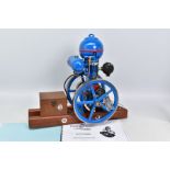 A BAKER BALL HOPPER MONITOR HIT & MISS STATIONARY ENGINE, 3/8 scale model by Minicastings, appears