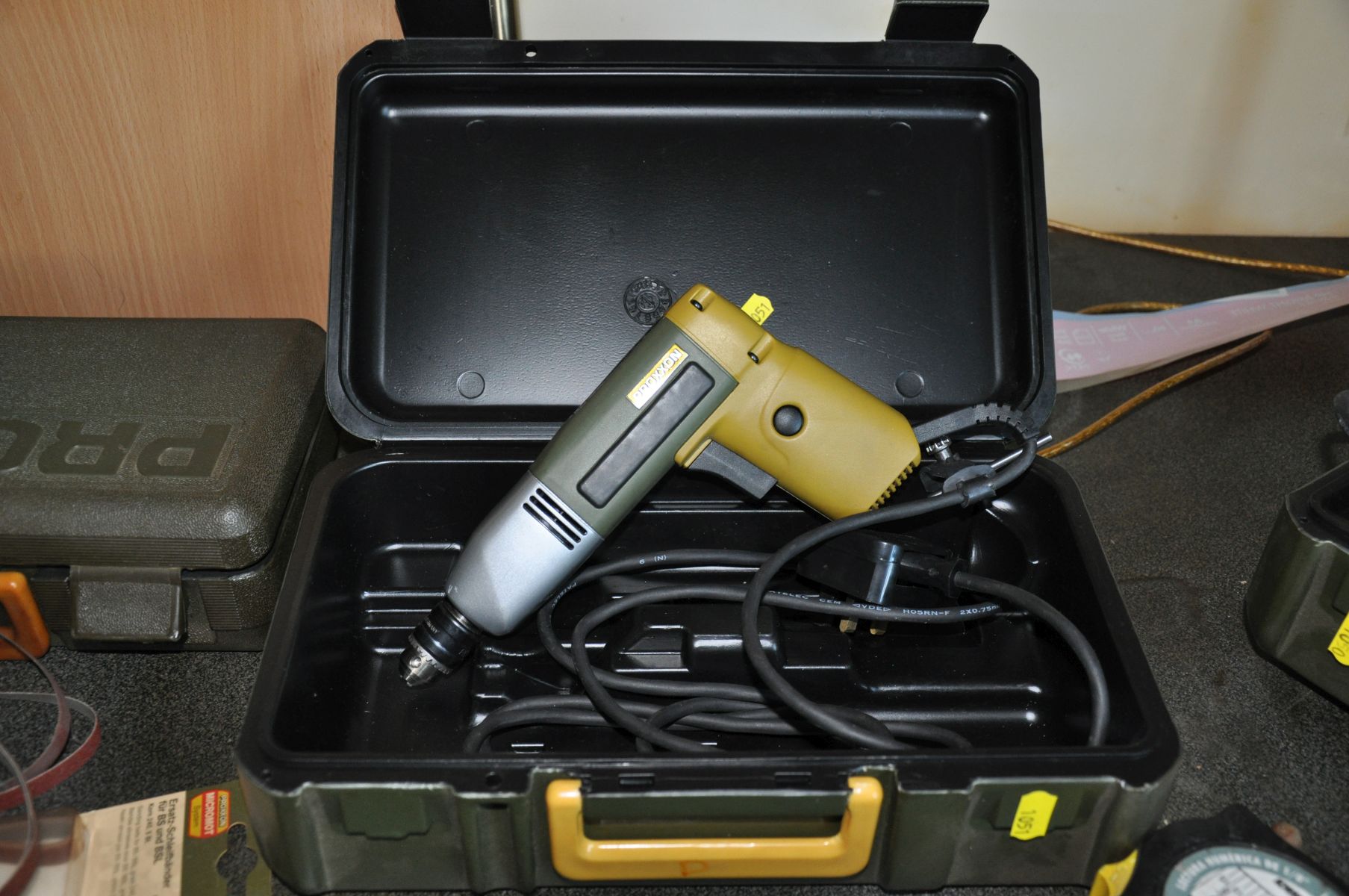 A PROXXON COLT 2 MINI DRILL, with case