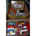 A QUANTITY OF ASSORTED PLAYWORN DIECAST VEHICLES AND OTHER ITEMS, to include Mayfield Crafts code