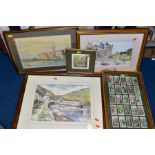 PAINTINGS AND PRINTS ETC, to include a Beth Altabas watercolour harbour scene , signed bottom