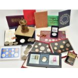 A BOX COINS AND YEAR SETS, to include Royal Mint G.B. and Irelands year sets 1970-76 (6) sets, a