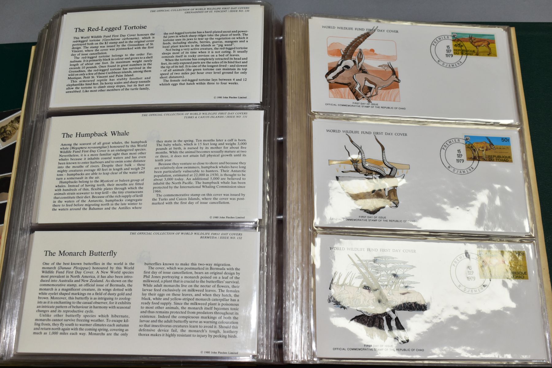 STAMPS, The Official Collection of World Wildlife First Day Covers (144) and three other sets, Royal - Image 6 of 6