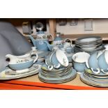 A ROYAL DOULTON 'ROSE ELEGANS' T.C.1010 PATTERN DINNER SERVICE, comprising coffee pot, tea pot, milk