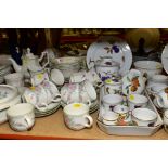 A QUANTITY OF ROYAL WORCESTER EVESHAM COOKWARE AND TEA WARES AND OTHER DINNER WARES, comprising a