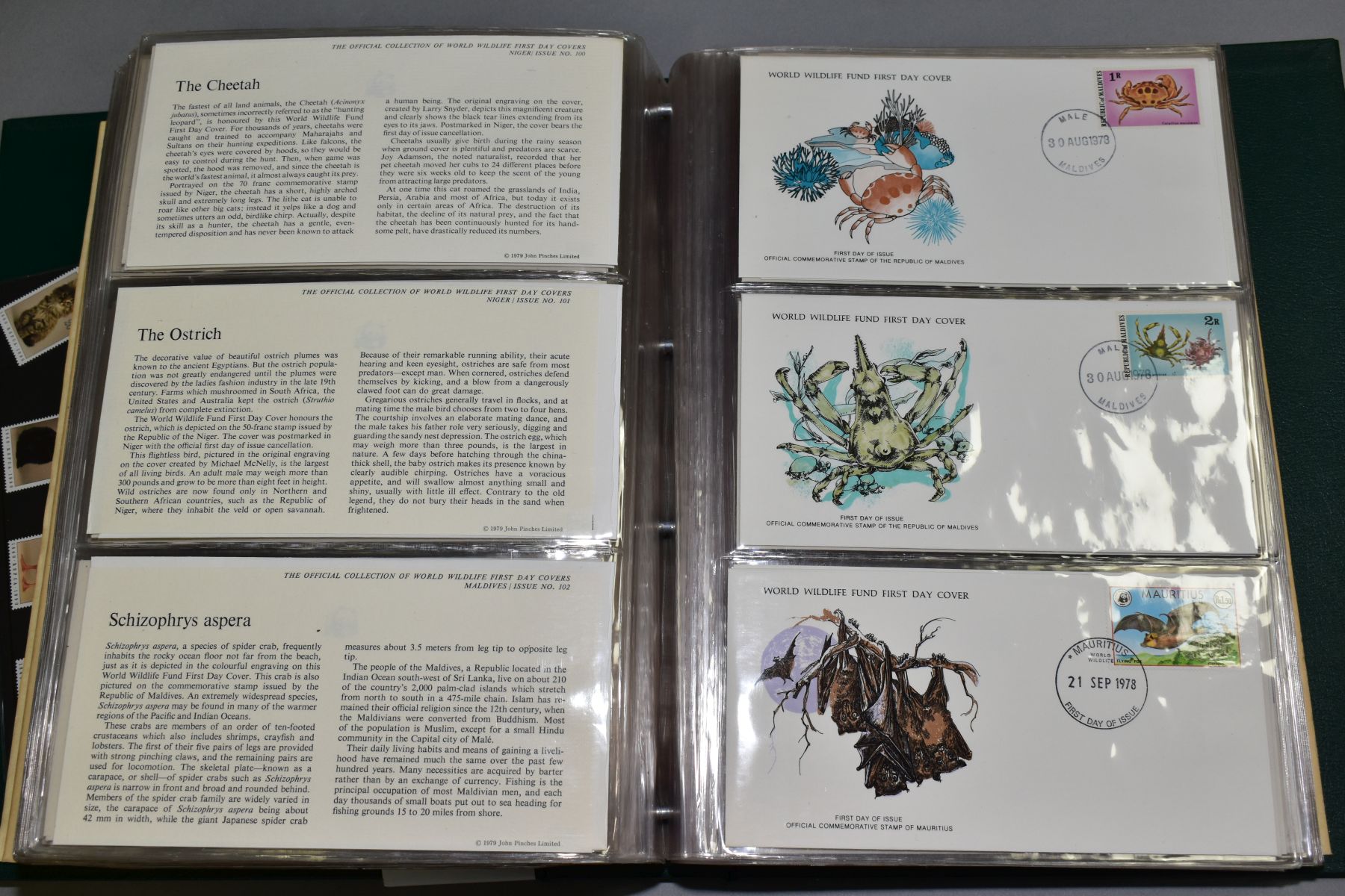 STAMPS, The Official Collection of World Wildlife First Day Covers (144) and three other sets, Royal - Image 5 of 6