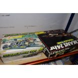 BOXED SCALEXTRIC 200 ELECTRIC MODEL RACING REF C532, lacks cars with boxed Scalextric Le Mans 24hour