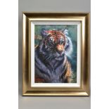 ROLF HARRIS (AUSTRALIAN 1930) 'TIGER IN THE SUN', a limited edition print on deluxe canvas 60/75