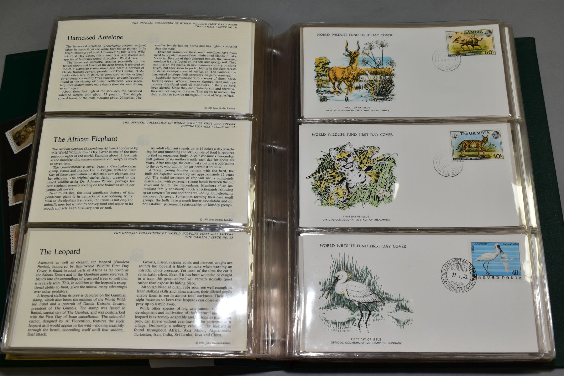 STAMPS, The Official Collection of World Wildlife First Day Covers (144) and three other sets, Royal - Image 3 of 6