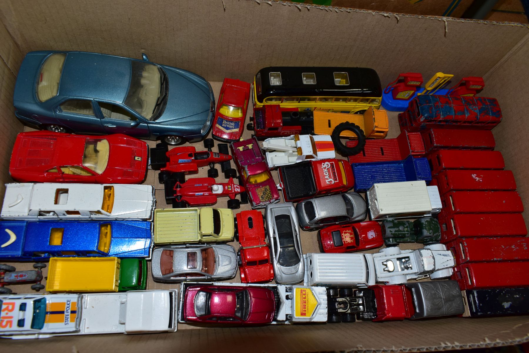 A QUANTITY OF ASSORTED PLAYWORN DIECAST VEHICLES AND OTHER ITEMS, to include Mayfield Crafts code - Image 2 of 3