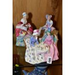 THREE ROYAL DOULTON FIGURES/GROUP 'Afternoon Tea' figure group HN1747, 'Daydreams' HN1731 and '