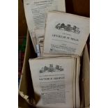 LOCAL ACTS OF PARLIAMENT, one box containing over 100 disbound chapters dating from the reign of