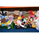 EIGHT BOXES OF SOFT TOYS, to include teddy bears, dogs, rabbits etc, some still with original tags