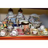 ASSORTED CERAMICS ETC, to include tea wares by George Jones Crescent china, Empire Ivory wares,