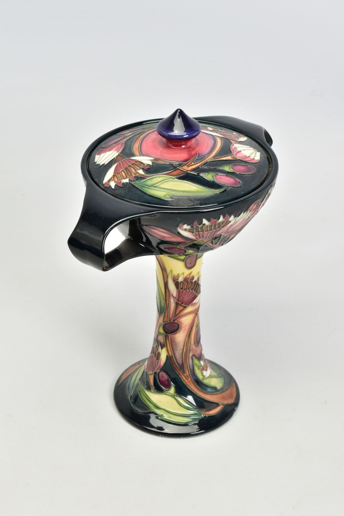 A BOXED MOORCROFT POTTERY COLLECTORS CLUB BONBONNIERE, 'Symphony' patten by Emma Bossons, - Image 4 of 5