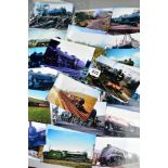 OVER ONE HUNDRED COLOUR PHOTOGRAPHS OF EX-NE LOCOS AND IN BR DAYS, postcard size