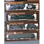 FOUR BOXED MAINLINE RAILWAYS OO GAUGE LOCOMOTIVES, rebuilt Royal Scot class 'Royal Scot' No.46100 (