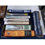 A BOX OF FOLIO SOCIETY BOOKS, comprising Ill met by Moonlight, the Human Factor, Trafalgar Revolt in