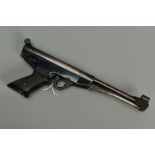 A .177'' EL GAMO AIR PISTOL serial number 692233, it is fitted with an adjustable rear sight and