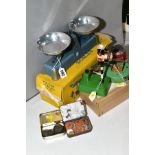 A BOXED SET OF S.E.L. (SIGNALLING EQUIPMENT LTD) BATTERY OPERATED TRAFFIC LIGHTS, appear complete