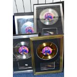 PAUL McCARTNEY LIMITED EDITION COMMEMORATIVE PLATINUM RECORDS WITH 925 silver ingots in the shape of