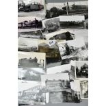 APPROXIMATELY EIGHTY BLACK AND WHITE BR (N.E) STEAM PHOTOGRAPHS, postcard size