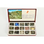 A SOUVENIR COLLECTION OF MINERALS FROM MOUNT VERSUVIUS, fifteen mineral specimens to include, rose