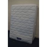 A SILENT NIGHT 4'6'' DIVAN BED AND MATTRESS