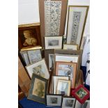 PAINTINGS AND PRINTS, ETC, to include two Camille Corot prints published by Virtue & Co, dated 1928,
