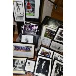 SPORTING INTEREST, a box of framed prints and photographs and twelve framed prints and posters,