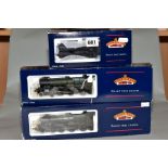THREE BOXED BACHMANN OO GAUGE LOCOMOTIVES OF G.W.R. ORIGIN, modified Hall class 'Mere Hall' No.7915,