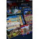A COLLECTION OF MODERN BOXED JIGSAW PUZZLES, examples by Waddington, King, W.H.Smith, Jumbo,