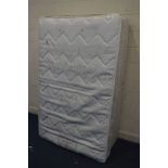 A SEALEY 4' DIVAN BED AND MATTRESS