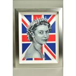 PAUL NORMANSELL (BRITISH 1978) 'HAPPY AND GLOURIOUS' a limited edition print of HM The Queen 40/195,