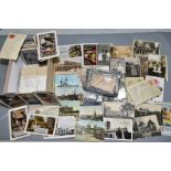 EPHEMERA, a small box containing approximately 120 early to mid twentieth century postcards of