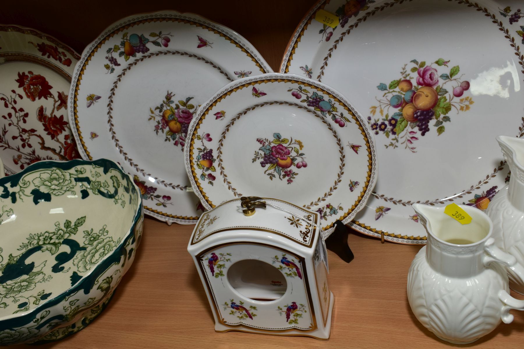 A GROUP OF SPODE, COALPORT AND MASONS CERAMICS, including a Coalport graduated set of four - Image 4 of 6