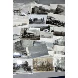 APPROXIMATELY EIGHTY BLACK AND WHITE LNER STEAM PHOTOGRAPHS, postcard size