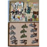A QUANTITY OF ASSORTED HOLLOWCAST AND OTHER FIGURES AND ACCESSORIES, to include Britains Royal Corps