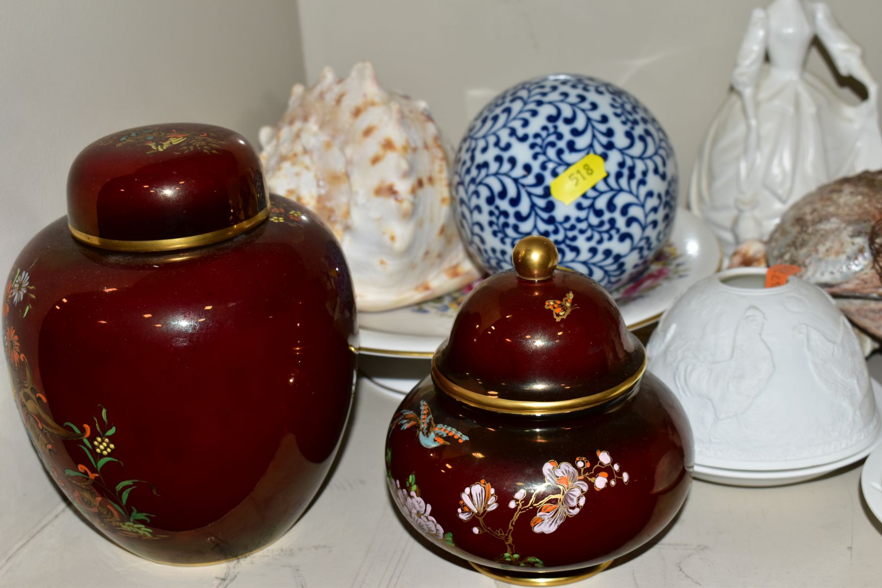 A COLLECTION OF ASSORTED LOOSE CERAMICS, including two Carlton Ware Rouge Royale ginger jars and - Image 2 of 9