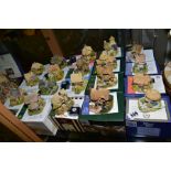 NINETEEN BOXED LILLIPUT LANE SCULPTURES FROM SYMBOL OF MEMBERSHIP/COLLECTORS FREE GIFT, all with